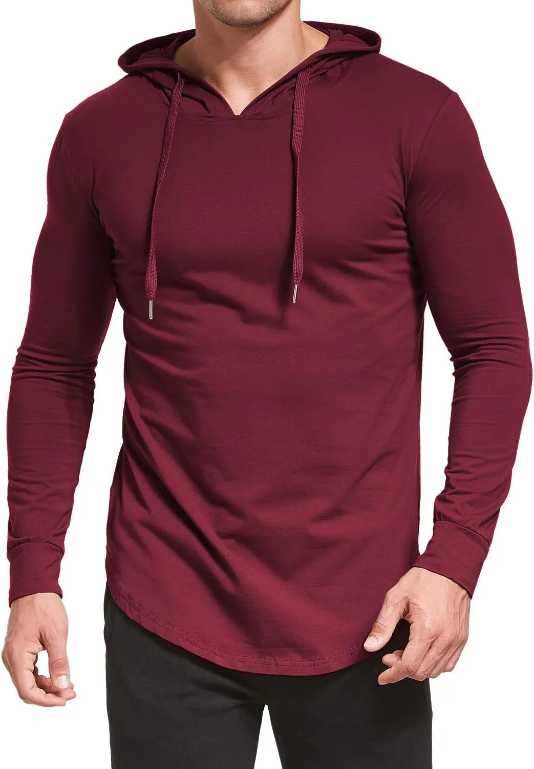 Aiyino Men's S-5X Long Sleeve Fashion Athletic Hoodies Sport Sweatshirt Hip Hop Pullover