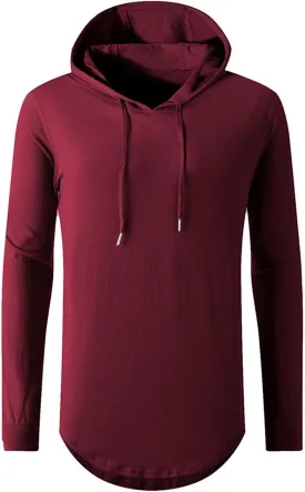 Aiyino Men's S-5X Long Sleeve Fashion Athletic Hoodies Sport Sweatshirt Hip Hop Pullover