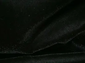 Black Plush Polyester Velvet