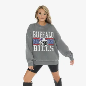 BUFFALO BILLS IN THE WILD VINTAGE WASH OVERSIZED CREWNECK FLEECE