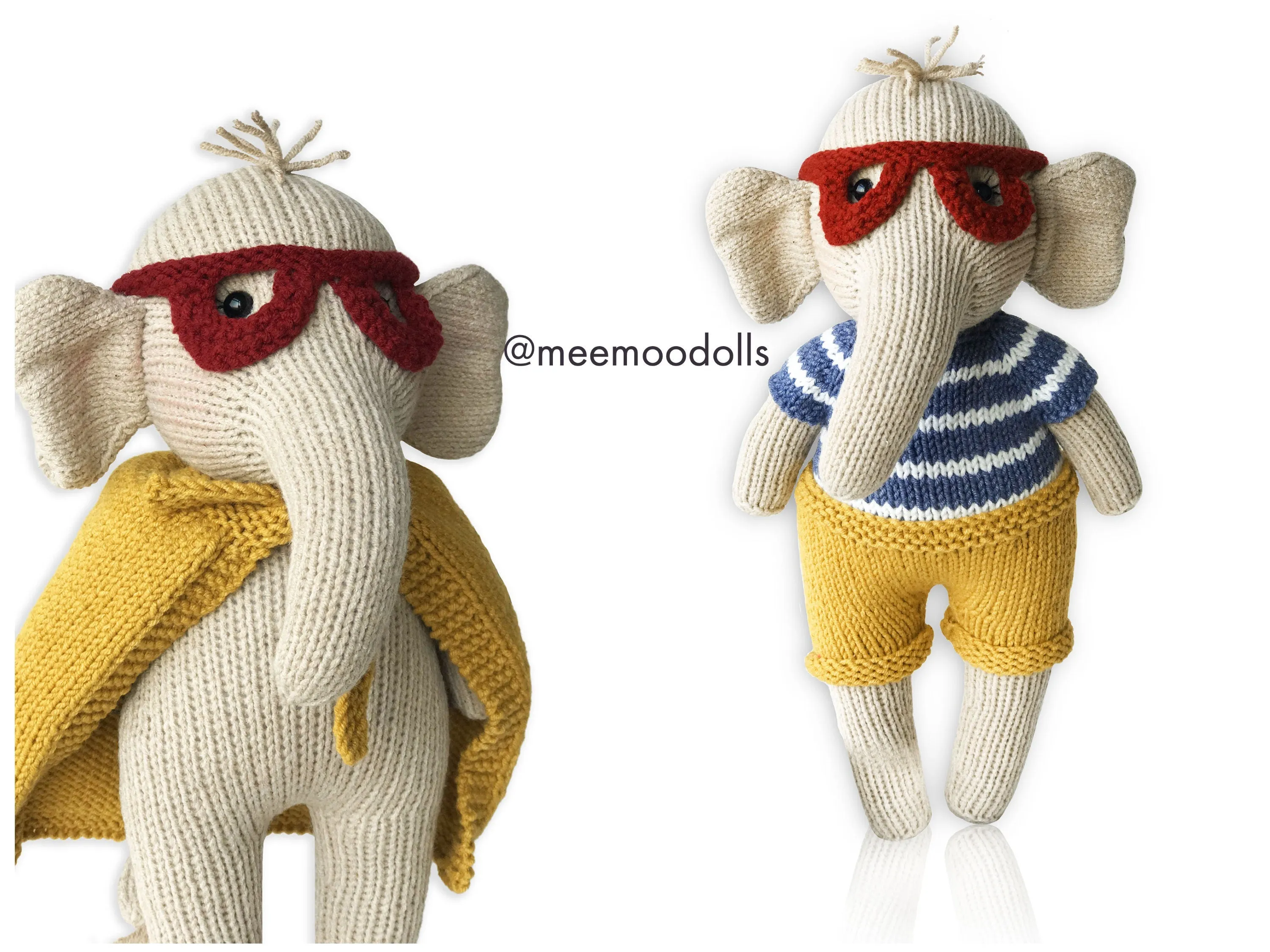 Fanny the Elephant Knitting Pattern
