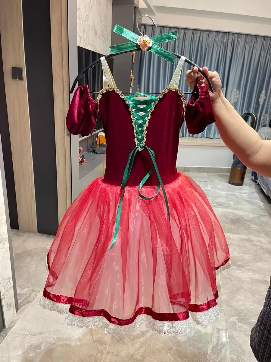 Girls Dance Costume Princess Dress Tutu Skirts