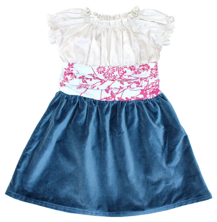 Hanali Baby and Girls Velvet Dress - more colors