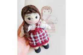 How to Knit Ava - A Scottish Girl. Knitting Amigurumi. Knitting Doll Pattern. Meemoodolls (Children of the World)