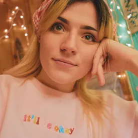 It'll Be Ok Embroidered Pullover