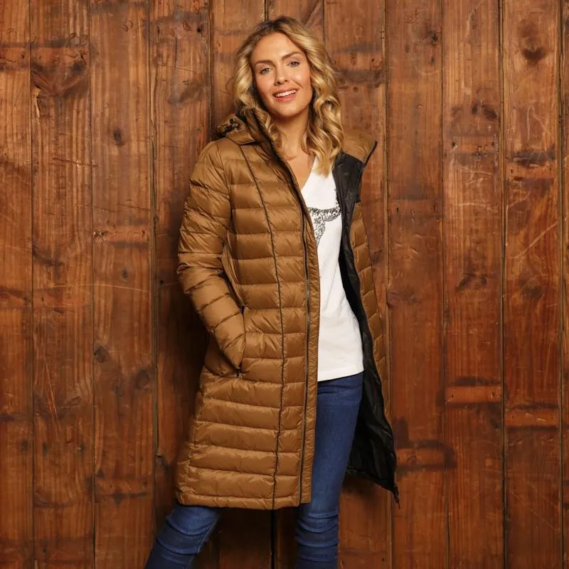KIngsley Heath Hilton Longline Puffer - Olive