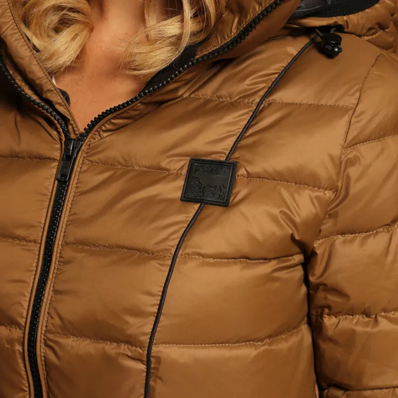 KIngsley Heath Hilton Longline Puffer - Olive