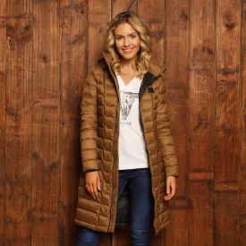 KIngsley Heath Hilton Longline Puffer - Olive
