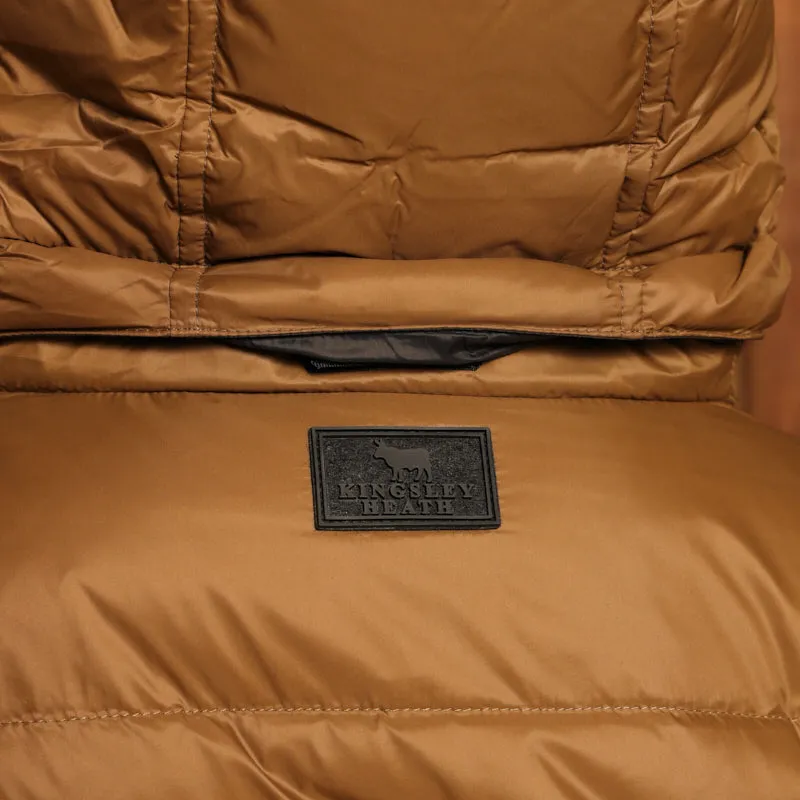 KIngsley Heath Hilton Longline Puffer - Olive
