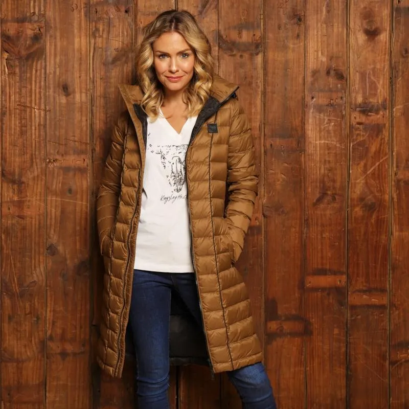 KIngsley Heath Hilton Longline Puffer - Olive