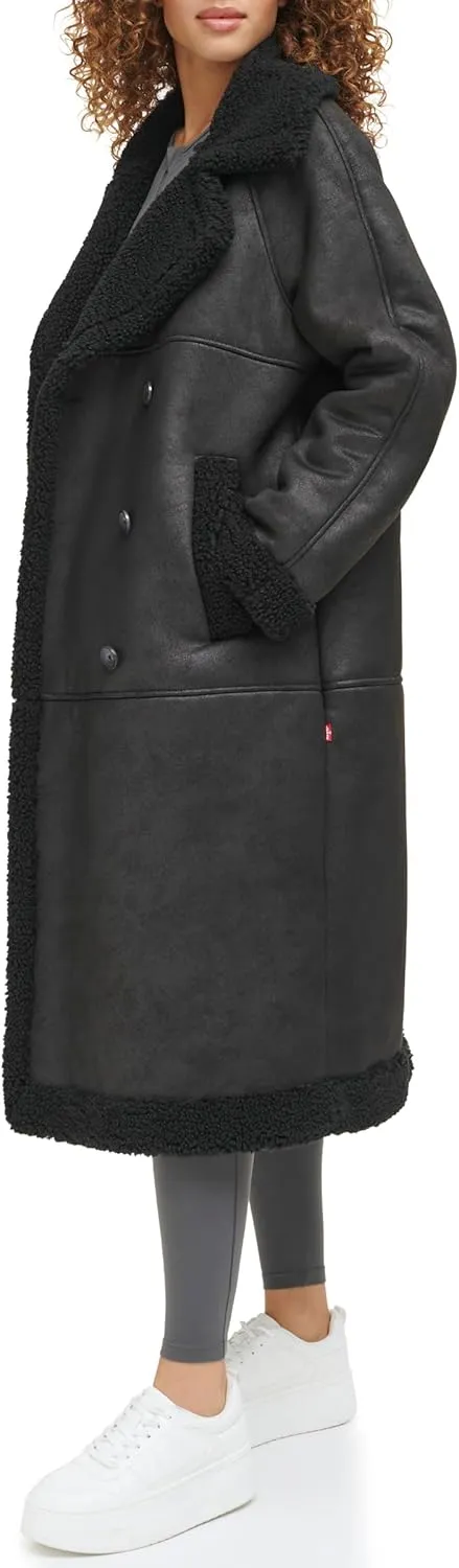 Levi's Women's Faux Shearling Long Coat