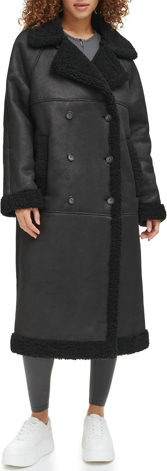 Levi's Women's Faux Shearling Long Coat