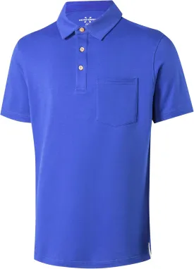 Men's Polo Shirts Short Sleeve Cotton Blend Moisture Wicking Dry Fit Performance Collared Golf Shirts for Men