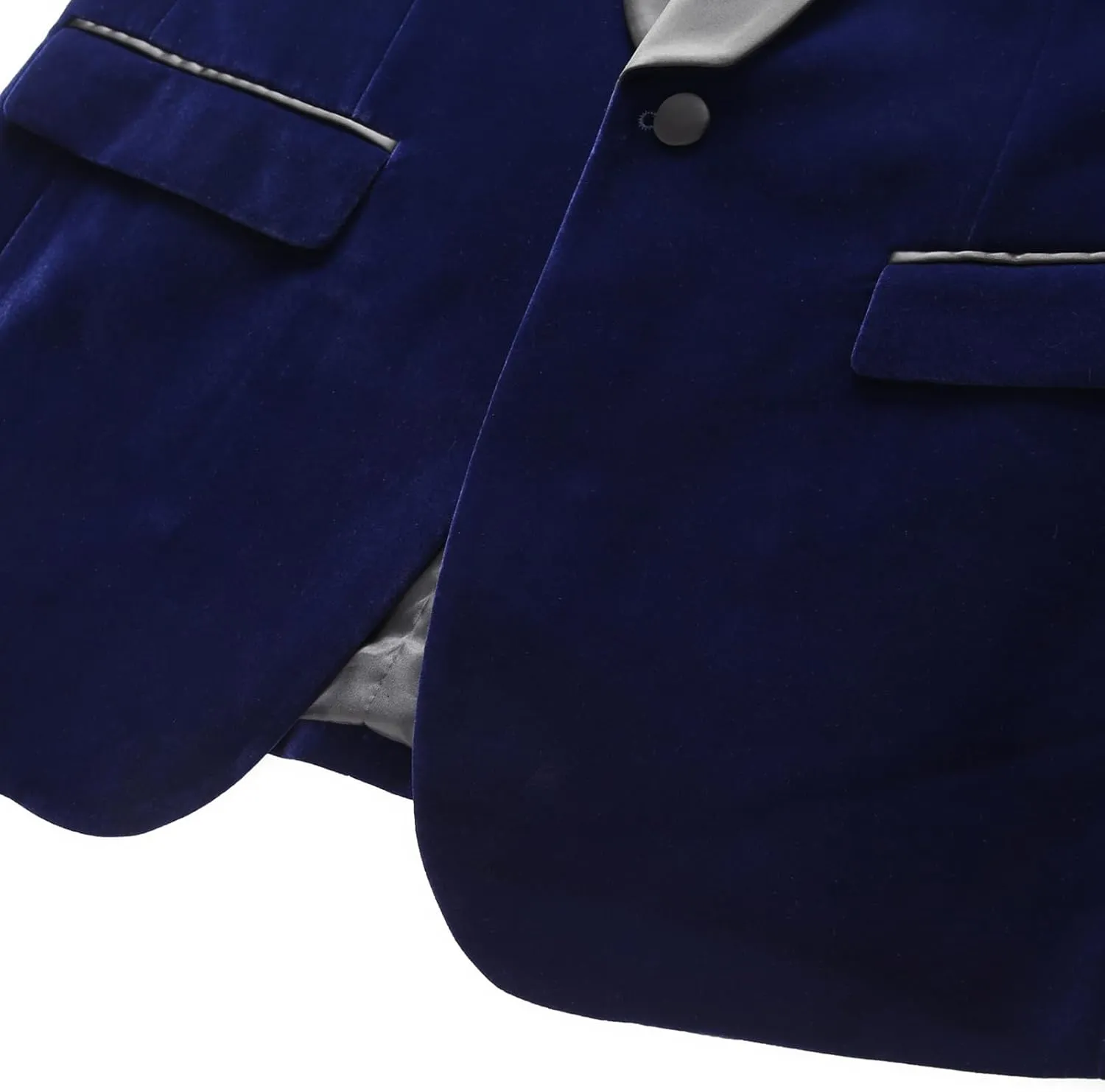 Mens Velvet Blazer Slim Fit Tuxedo Suits Jacket Shawl Collar Solid Jacket Wedding Dinner Prom One Button Blazer Jacket