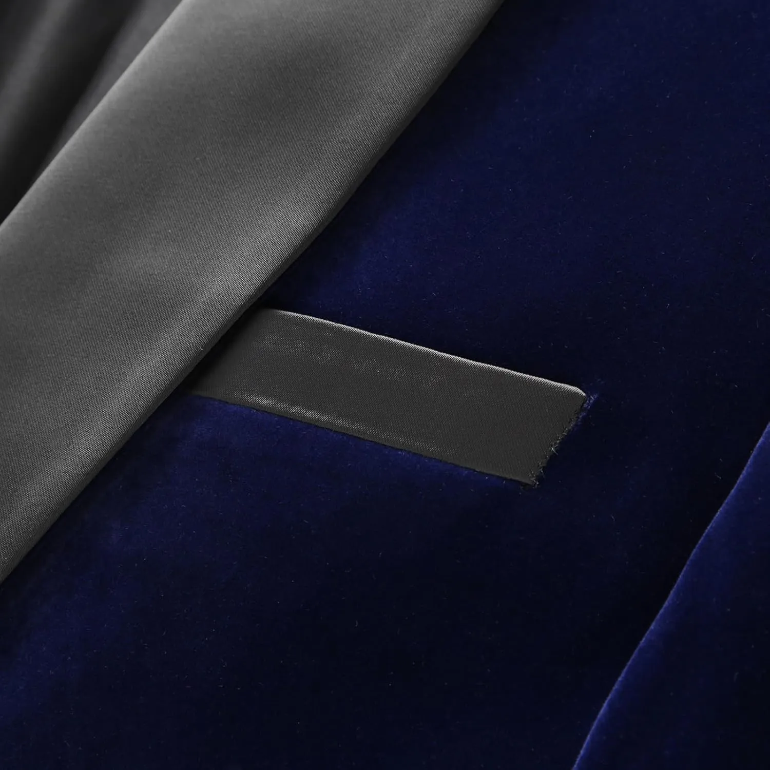 Mens Velvet Blazer Slim Fit Tuxedo Suits Jacket Shawl Collar Solid Jacket Wedding Dinner Prom One Button Blazer Jacket