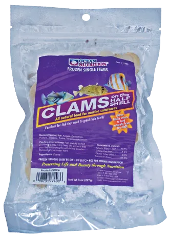 Ocean Nutrition Clams On The Half Shell