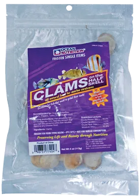Ocean Nutrition Clams On The Half Shell