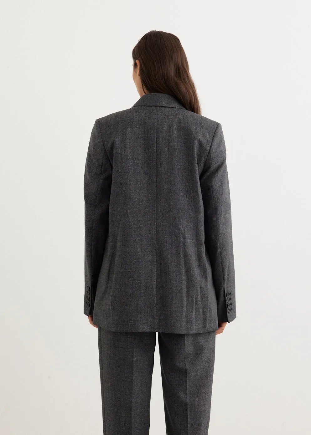 Off-Centre Wrap Blazer
