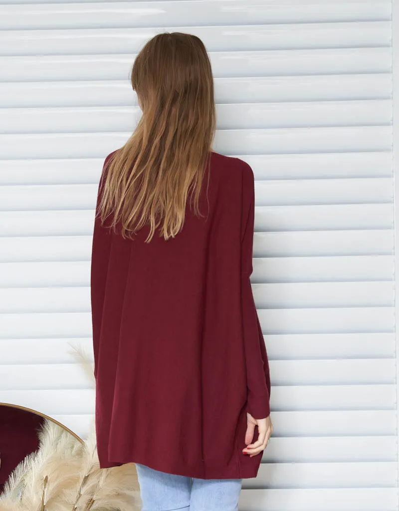Opal Oversize Pullover - Dark Shades