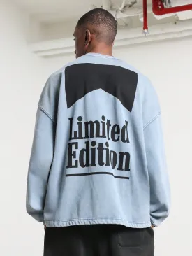 Oversized Sweatshirt With Limited Edition Graphic Print