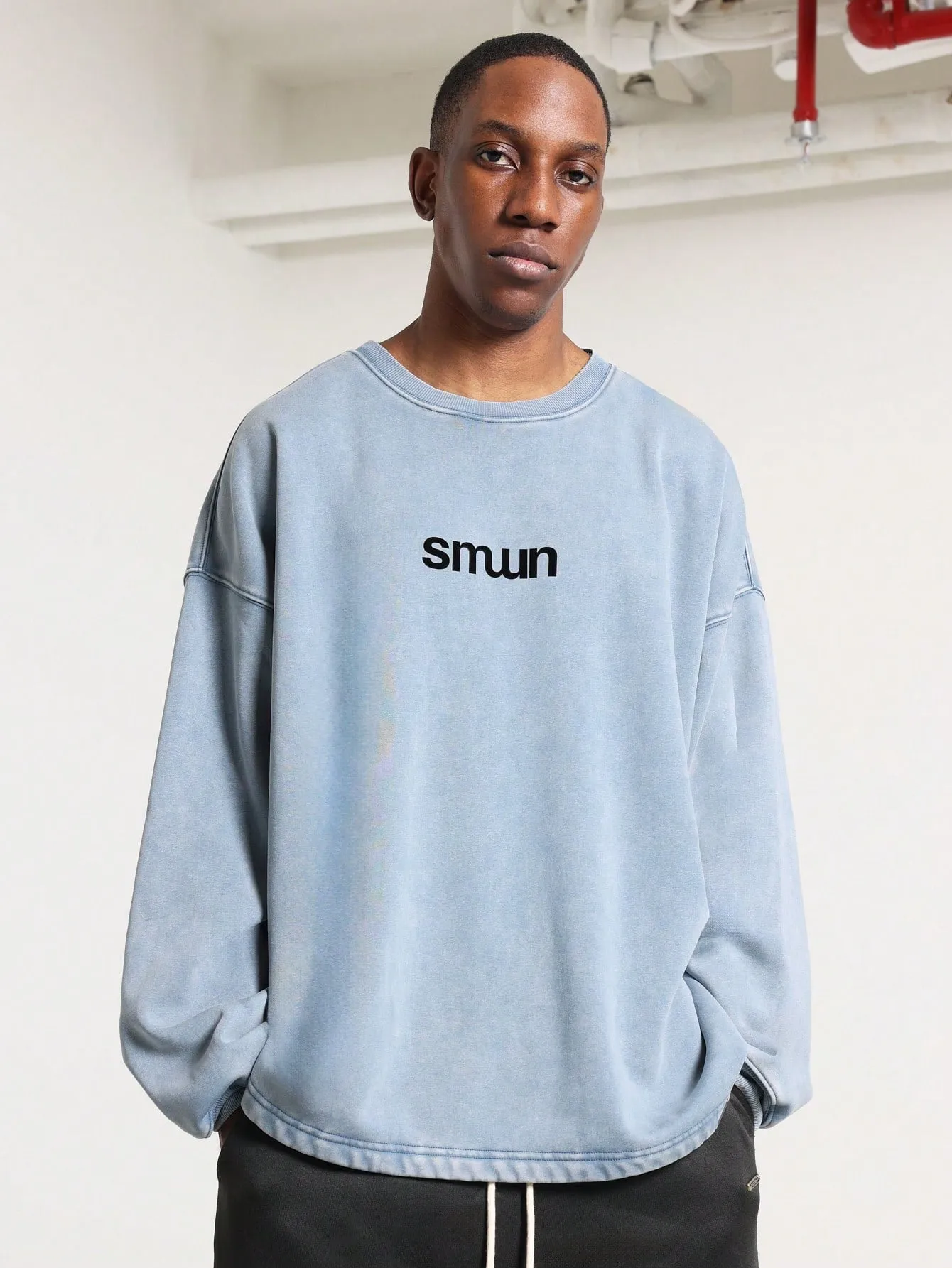 Oversized Sweatshirt With Limited Edition Graphic Print