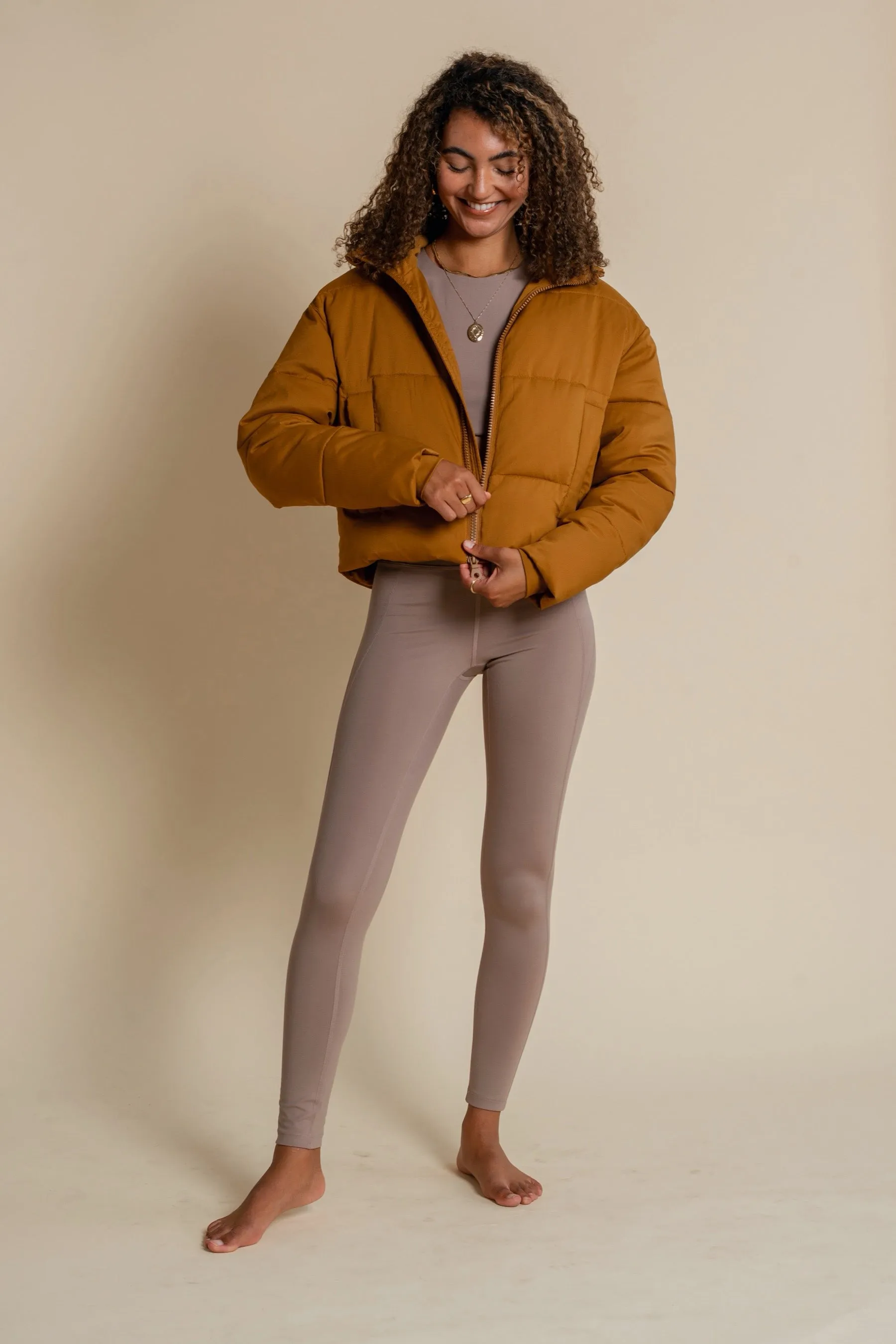 Saddle Cropped Puffer