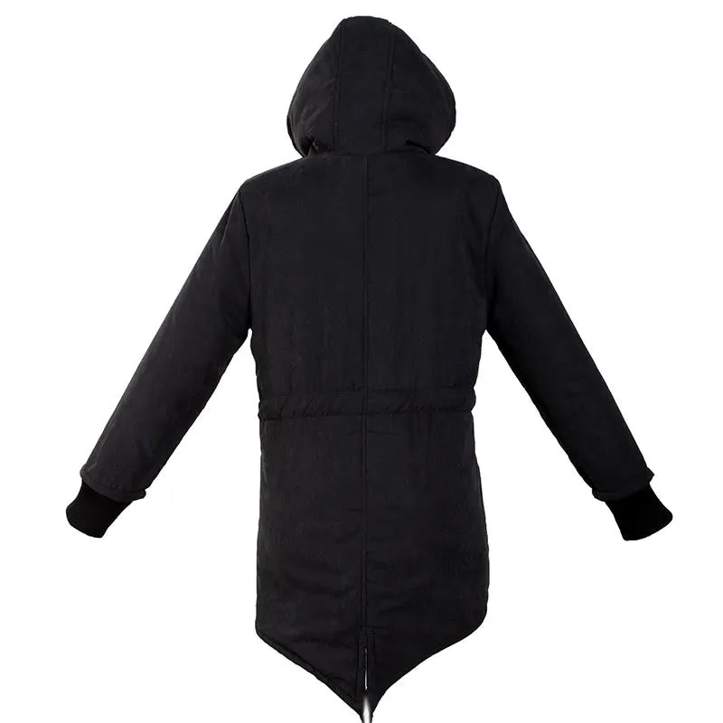 Sidiou Group Winter Fashion Women's Fleece Warm Coat Hoodie Overcoat Long Jacket