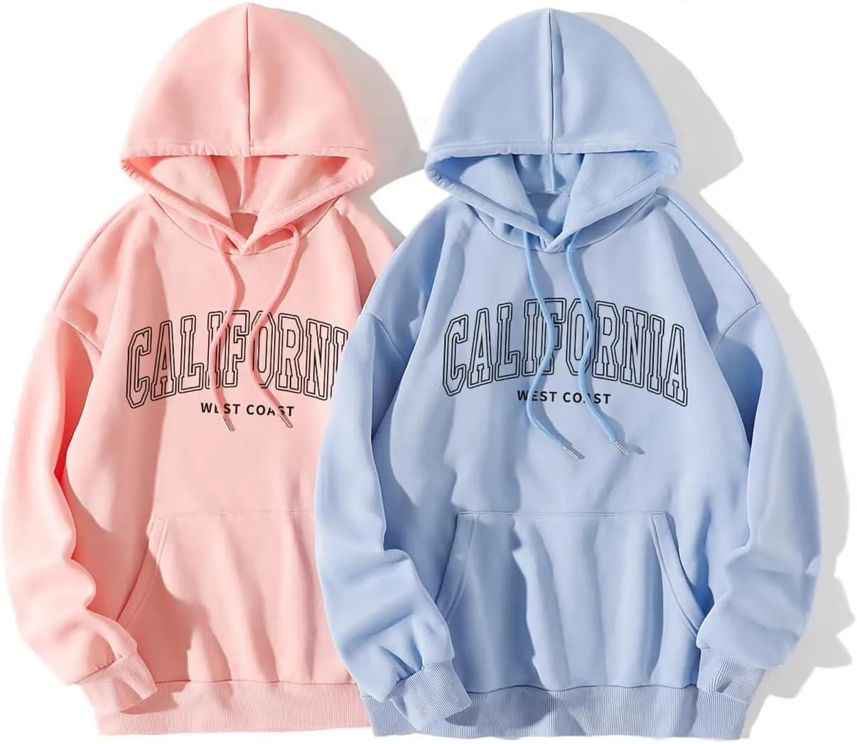 SOLY HUX Women's Cute Hoodies Graphic Preppy Sweatshirts for Teen Girls Long Sleeve Pullovers Fall Outfits with Pockets
