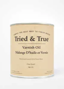 Tried & True Varnish Oil Finish