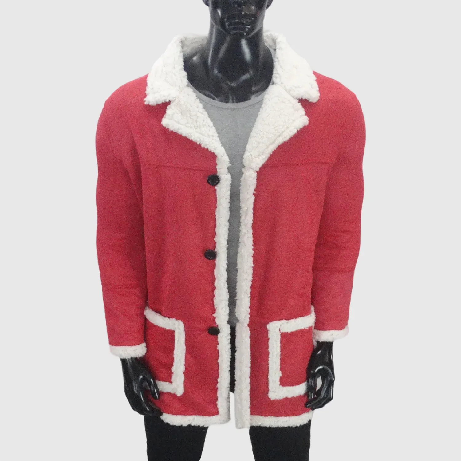 Verdickte männer Fleece Jacke Winter Warme Mantel Künstliche Wolle Casual Oberbekleidung Gedreht Pelz Kragen Große Größe Männliche Kleidung S-5XL