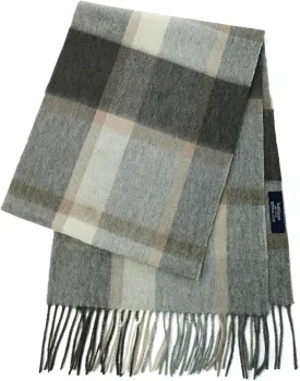 Wool Plaid Scarf for Men and Women, Elegant Lightweight Wrap Shawl, Unisex Warm Winter Womens Mens Scarves Wool