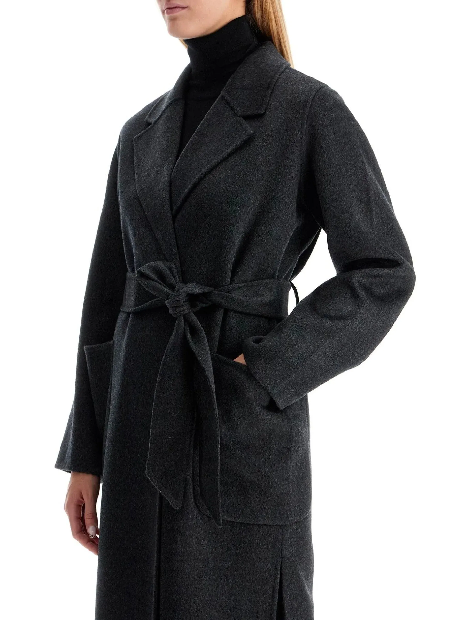 Wrap Coat Wool Outerwear