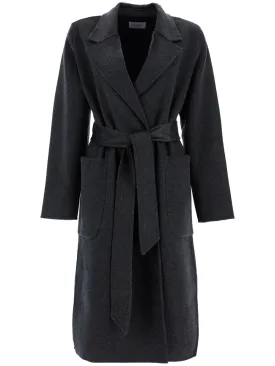 Wrap Coat Wool Outerwear