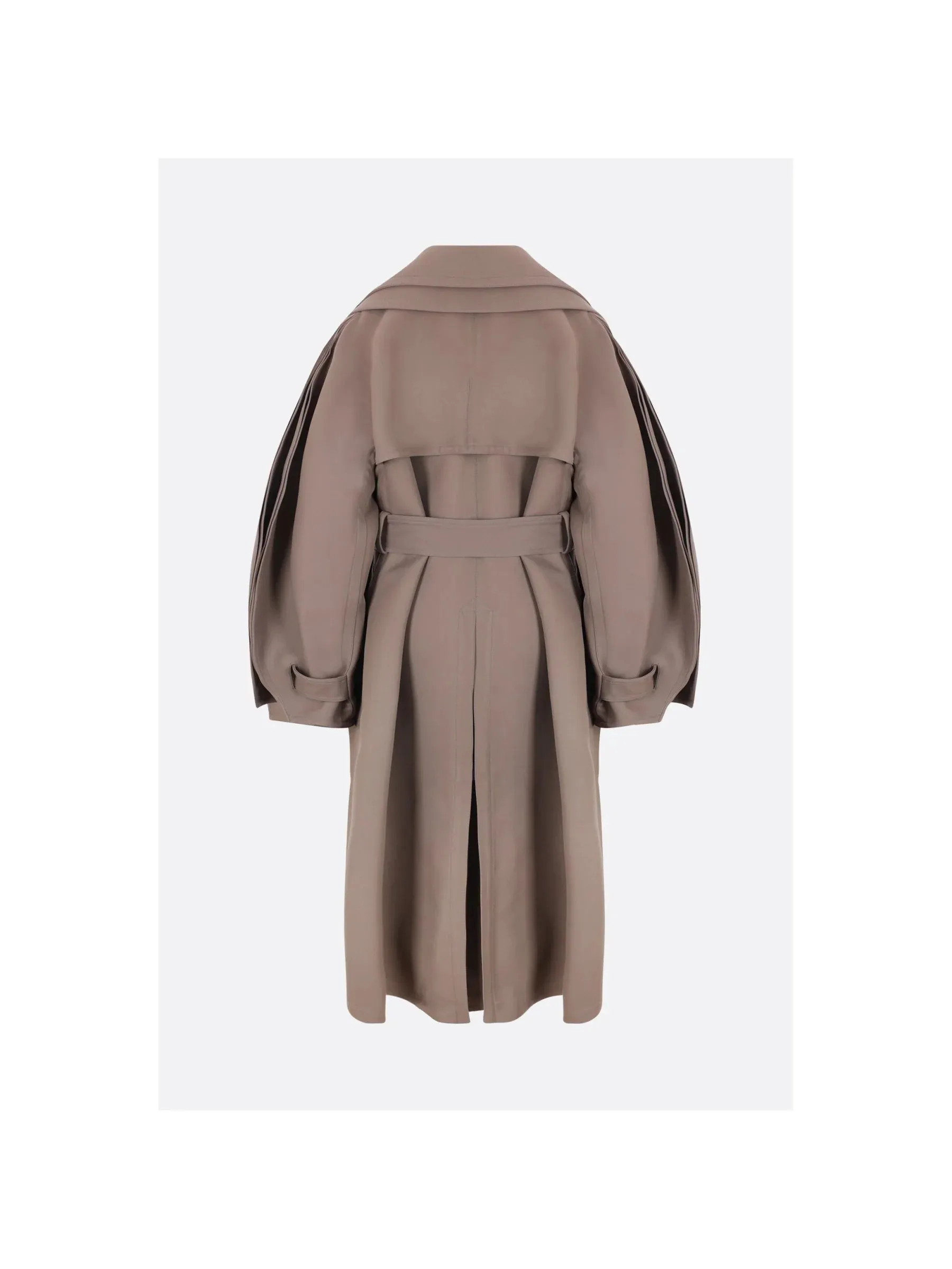 Wrap Wool Trench Coat